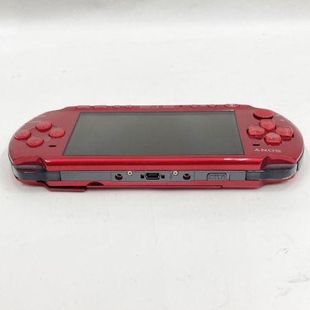  SONY ソニー PlayStation Portable 動作品 PSP3000 レッド 本体のみ バッテリ無 