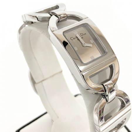  Christian Dior クリスチャンディオール パンディオラ 腕時計 D78-108 シルバー