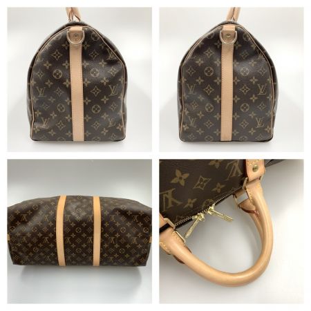  LOUIS VUITTON ルイヴィトン モノグラム キーポル50 ボストンバッグ M41426 ブラウン