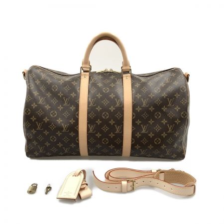  LOUIS VUITTON ルイヴィトン モノグラム キーポル50 ボストンバッグ M41426 ブラウン