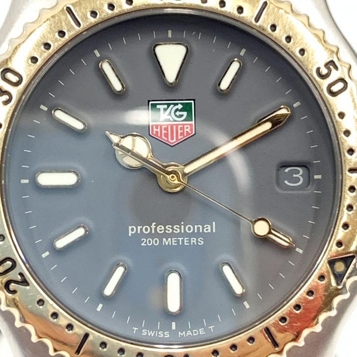 TAG HEUER タグホイヤー セルシリーズ プロフェッショナル クォーツ 腕時計 95.215 シルバー x  ゴールド｜中古｜なんでもリサイクルビッグバン