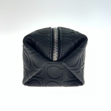  Ferragamo フェラガモ ガンチーニ ポーチ バニティ ブラック