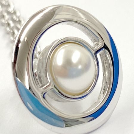  Vivienne Westwood ヴィヴィアン・ウエストウッド シモネッタ ペンダント レディース オーブ ネックレス ホワイト x シルバー