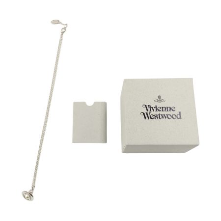  Vivienne Westwood ヴィヴィアン・ウエストウッド シモネッタ ペンダント レディース オーブ ネックレス ホワイト x シルバー