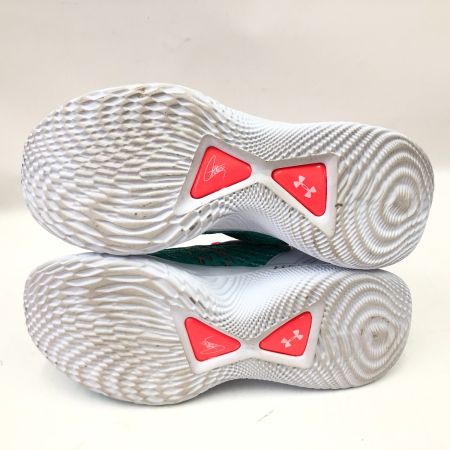  UNDER ARMOUR アンダーアーマー メンズ スニーカー サイズ25.5cm 3026091-116 グリーン×ホワイト