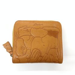 〇〇 Dakota ダコタ アニマーレ 2つ折り財布 0030190 ブラウン 現状渡し Cランク