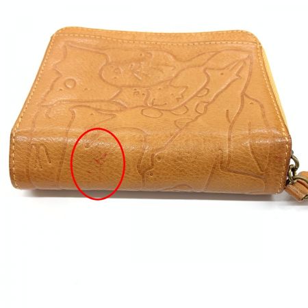  Dakota ダコタ アニマーレ 2つ折り財布 0030190 ブラウン 現状渡し