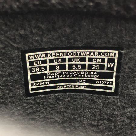  KEEN キーン レディース チャッカーブーツ ユニークスニークチャッカ2WP 25cm 1025491 ブラック