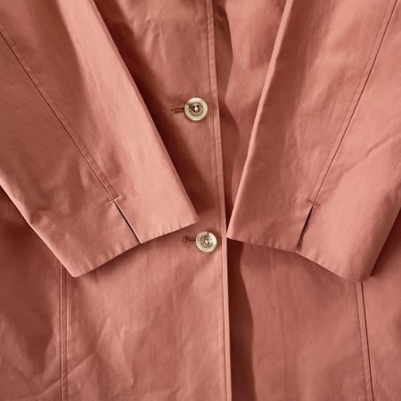  CROCODILE クロコダイル レディース トレンチコート サイズL ピンク