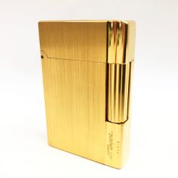 〇〇 S.T.Dupont エステーデュポン Gatsby ギャッツビー ヘアライン ガスライター 着火確認済 現状渡し Bランク