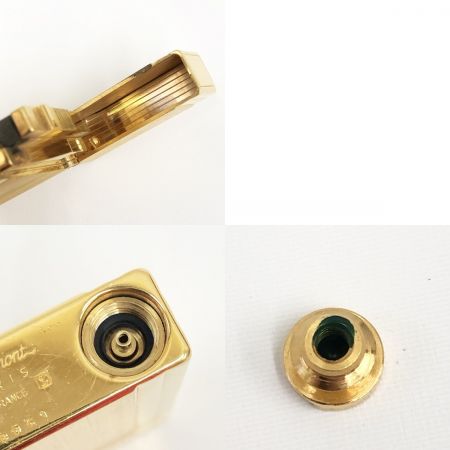  S.T.Dupont エステーデュポン Gatsby ギャッツビー ヘアライン ガスライター 着火確認済 現状渡し