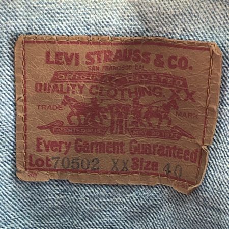  LEVI'S リーバイス メンズ デニムジャケット サイズ40 70502XX