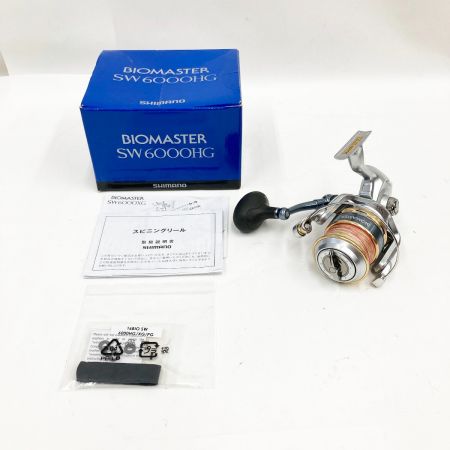  SHIMANO シマノ BIOMASTER 16バイオマスター SW6000HG 03610 スピニングリール 現状渡し