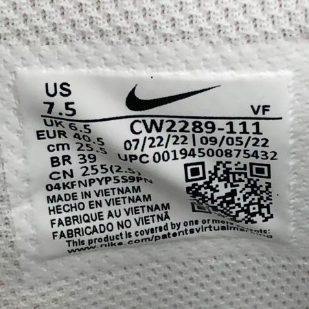  NIKE ナイキ メンズ スニーカー AIR FORCE1 25.5cm CW2289-111 ホワイト