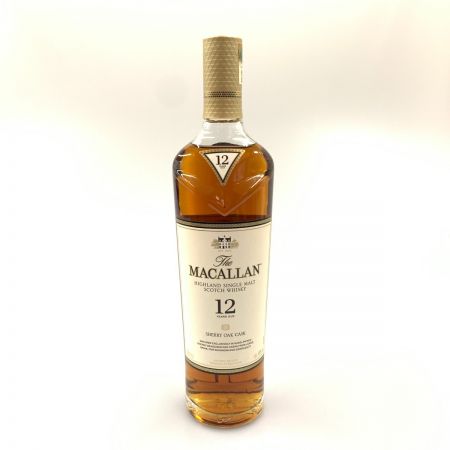  The MACALLAN マッカラン 12年 シェリーオークカスク  スコッチ ウィスキー 未開栓