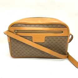 〇〇 GUCCI グッチ マイクロGG ショルダーバッグ 001.23.0411 ブラウン Cランク