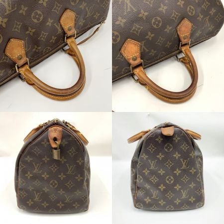  LOUIS VUITTON ルイヴィトン モノグラム スピーディ35  ハンドバッグ M41107 ブラウン