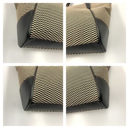  COACH コーチ キャンバス エクスプローデッド 2wayトートバッグ バッグ  F57244 ブラック×ベージュ x ベージュ