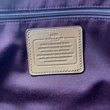  COACH コーチ キャンバス エクスプローデッド 2wayトートバッグ バッグ  F57244 ブラック×ベージュ x ベージュ