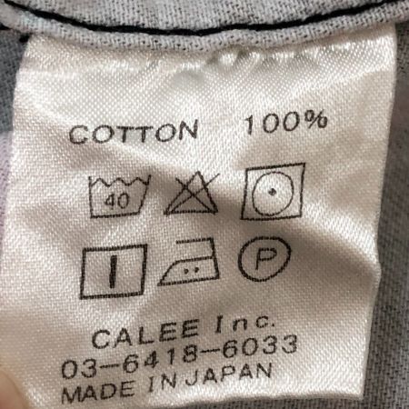  CALEE メンズ シャツ カウボーイ柄 サイズM ブラック