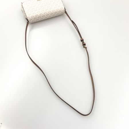  MICHAEL KORS マイケルコース ショルダーバッグ ウォレットバッグ ホワイト x ブラウン