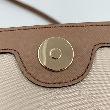  MICHAEL KORS マイケルコース ショルダーバッグ ウォレットバッグ ホワイト x ブラウン