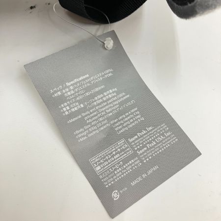  snowpeak スノーピーク タクバコ グレー UG-185-GY 未使用品