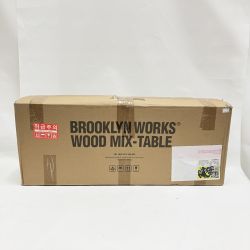 〇〇 BROOKLYN WORKS ブルックリンワークス WOOD MIX TABLE ウッドミックステーブル 2セット アウトドアテーブル 1022-021-300-062 未使用品 Nランク