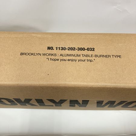  BROOKLYN WORKS アルミバーナーテーブル 1130-20-300-032 未使用品