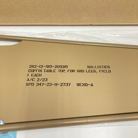  BALLISTICS SBS TABLE TOP COFFIN COYOTE×COYOTE BAA-2310 店頭見本品 未使用品