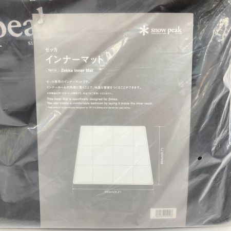  snowpeak スノーピーク ゼッカ インナーマット TM-710 未開封品