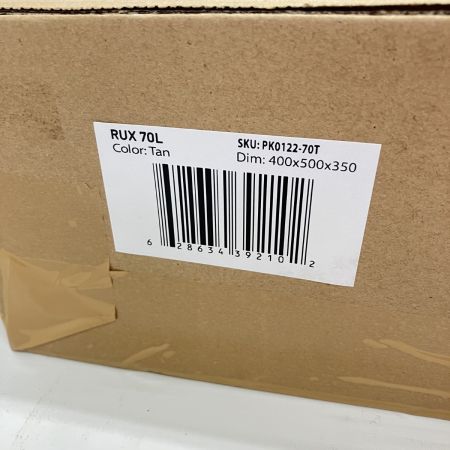  RUX ラックス RUX ボックス 70L Tan 未開封品