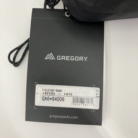  GREGORY グレゴリ フィールドタープ FIELD TARP KHAKI 1425651475 未使用品