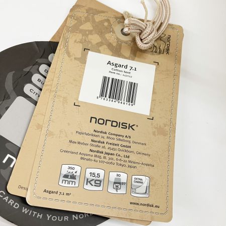  Nordisk ノルディスク Asgard 7.1 アスガルド ワンポールテント 242012 未使用品