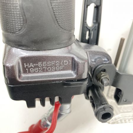  MAX マックス 高圧フィニッシュネイラ 釘打機 HA-55SF2 ブラック x レッド 未使用品