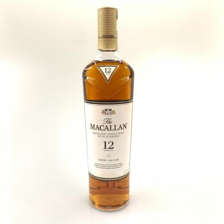  The MACALLAN マッカラン 12年 シェリーオークカスク スコッチ ウィスキー 未開栓