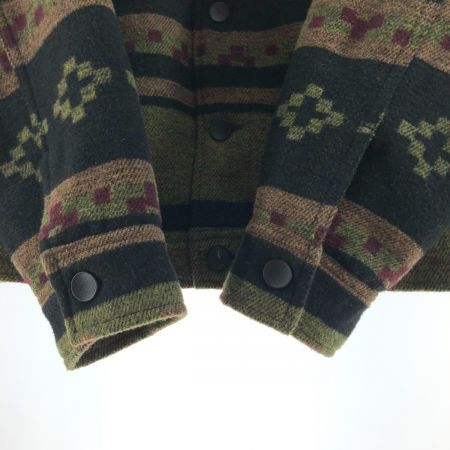  BILLABONG ビラボン メンズ ボアジャケット サイズS RN#99064 ブラック×グリーン×ブラウン