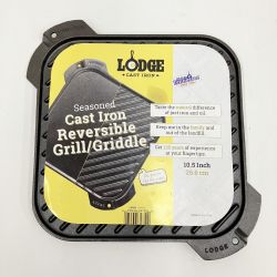 〇〇 LODGE シングルバーナーグリドル アウトドア BBQ用品 グリルパン LSRG3 未使用品 Sランク