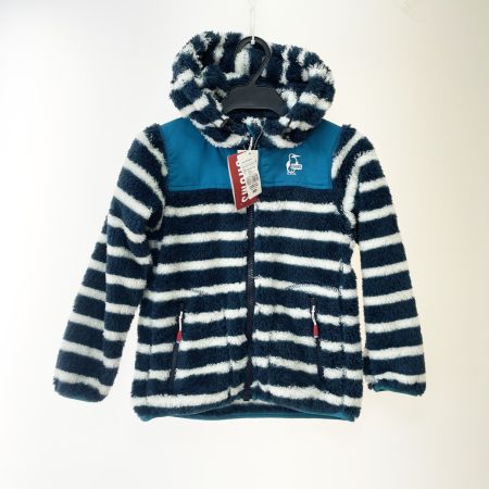  CHUMS チャムス Elmo Fleece Full Zip Parka サイズKids L CH24-1034-N081-05 ネイビー