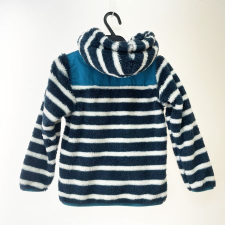  CHUMS チャムス Elmo Fleece Full Zip Parka サイズKids L CH24-1034-N081-05 ネイビー