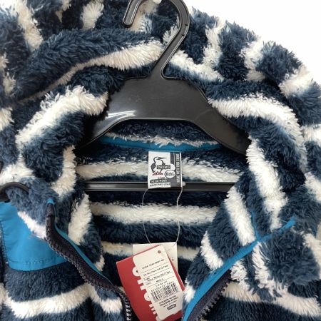  CHUMS チャムス Elmo Fleece Full Zip Parka サイズKids L CH24-1034-N081-05 ネイビー