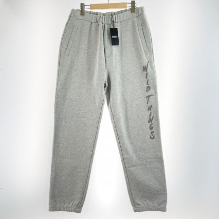  WILD THINGS ワイルドシングス スポーツウエア メンズ VERTICALLOGO SWEAT PANTS サイズXL WT21252KY グレー