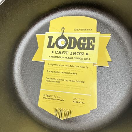  LODGE スキレット 深型 12インチ BBQ用品 L10DSK3 未使用品