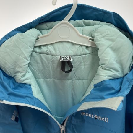  mont･bell モンベル キッズ パウダーステップ ジャケット サイズ140cm #1102444 ライトシアン