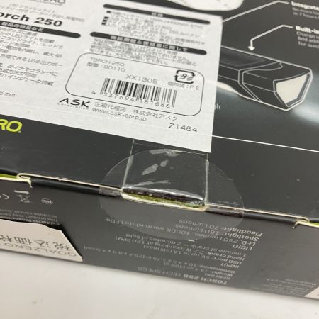  ASK GOAL ZERO ゴールゼロ LEDフラッシュライト Torch 250 91110 未開封品
