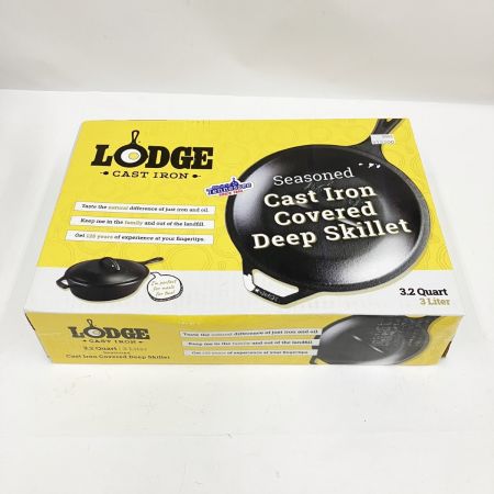  LODGE ディープスキレット BBQ用品 スキレット L8CF3 未開封品 