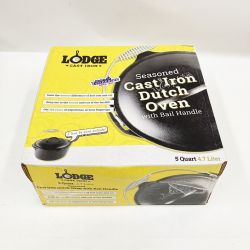 〇〇 LODGE ロジック キッチンオーブン BBQ用品 ダッチオーブン L8DO3 未使用品 Sランク