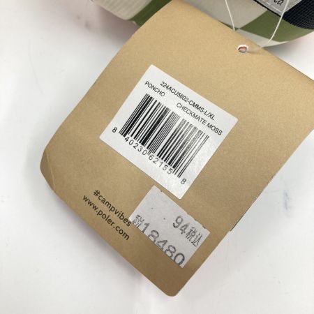  POLeR ポーラー リバーシブル ポンチョ ジャケット 224ACU5602-CMMS-L/XL 未使用品