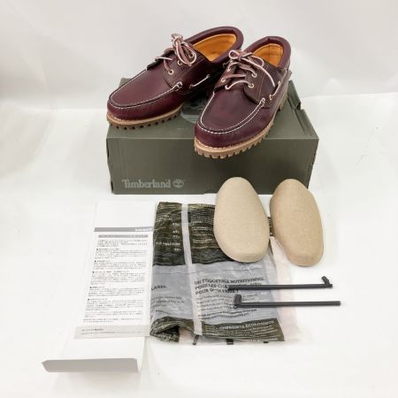  Timberland ティンバーランド デッキシューズ AUTHENTICS 3EYE CLASSIC LUG サイズ29cm TB050009648 バーガンディー