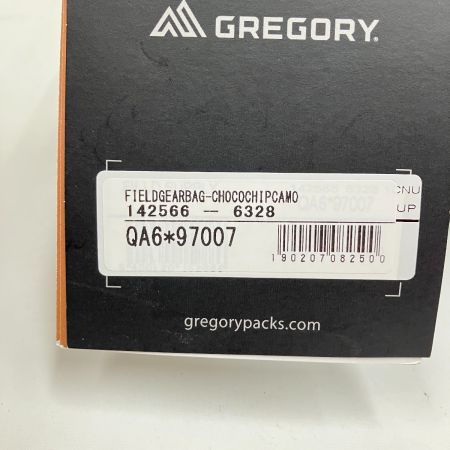  GREGORY グレゴリ フィールドギアストレージ チョコチップカモ ギアバッグ 45L 142566 未使用品